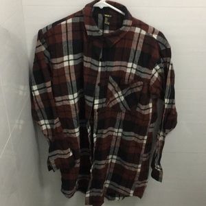 Flannel long top